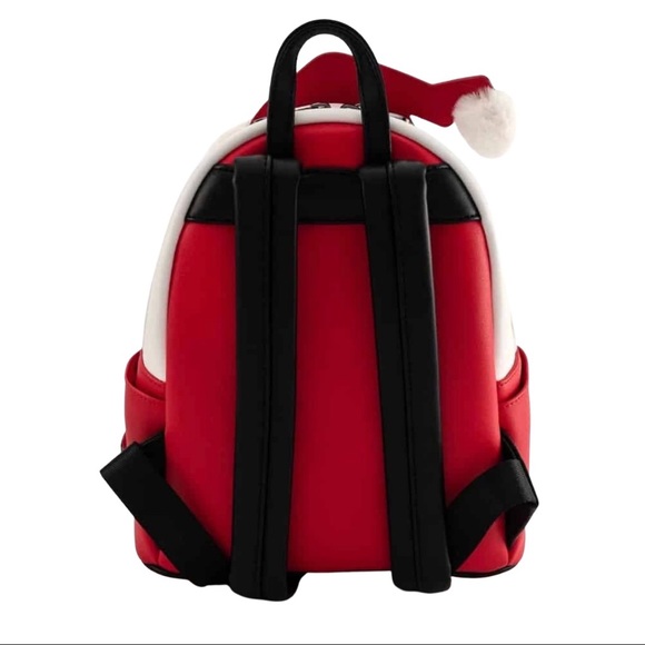 NWT Loungefly Disney Santa Jack Skellington Mini Backpack - Picture 2 of 5